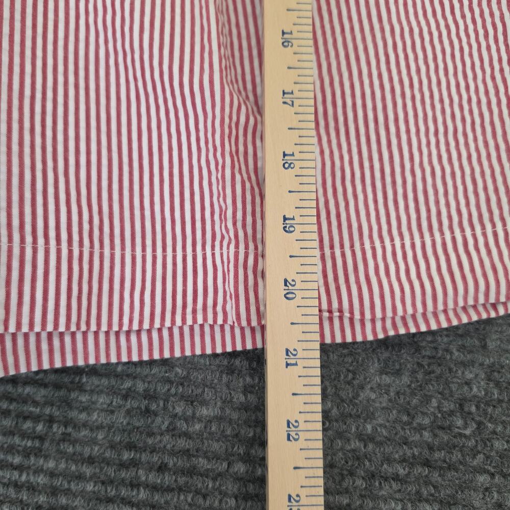 Cutter & Buck Men's Size 40 100% Cotton Red and White Seersucker Shorts - Picture 10 of 10